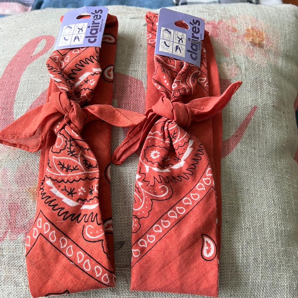 2 Bandanna hair Bands